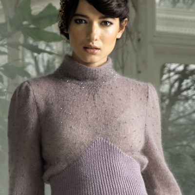 Elegant sweater - Rowan/Swarovski