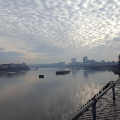 the river Thames at Rotherhithe