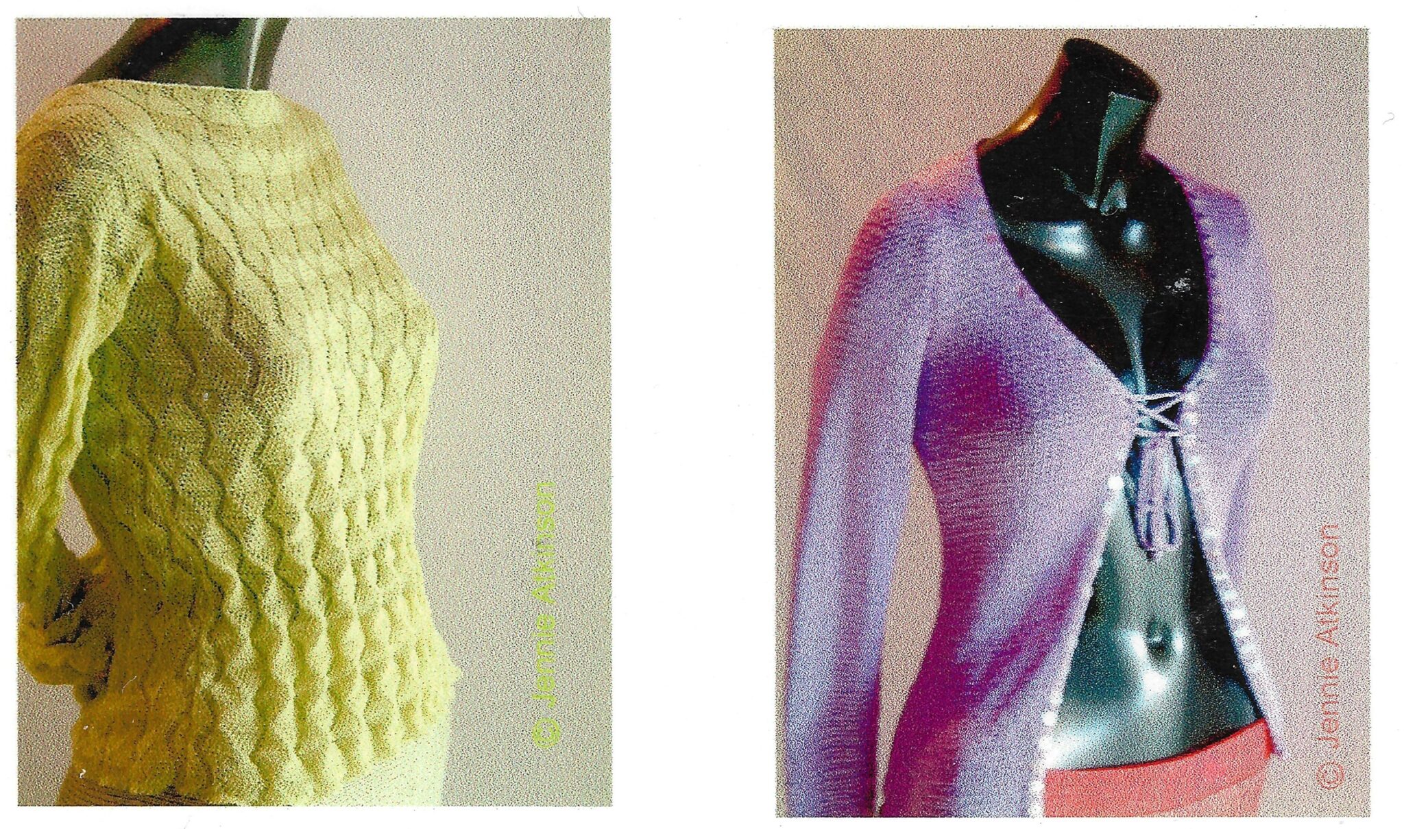 machine-knit fine cotton \\\'crinkle\\\' top
