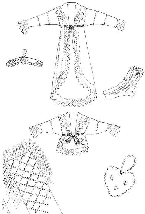 sketches for Beads, Buttons and Lace