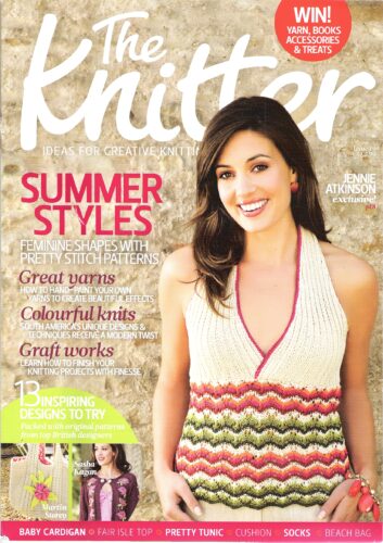 Jalapeno cover, The Knitter 19, May 2010